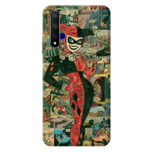 Huawei Nova 5 T Joker girl Transparent Silicone TPU Θήκη