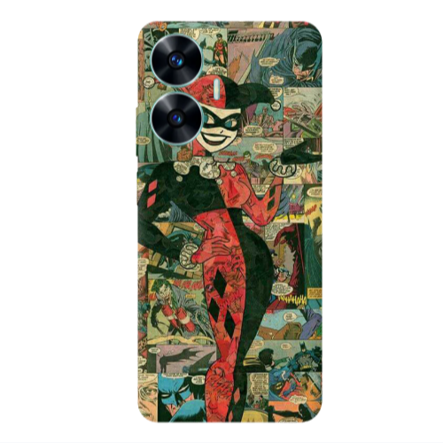 Realme C55 Joker girl Transparent Silicone TPU Θήκη