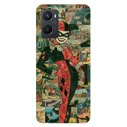 Oppo A 96 Joker girl Transparent Silicone TPU Θήκη