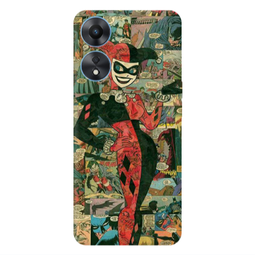Oppo A 98 Joker girl Transparent Silicone TPU Θήκη