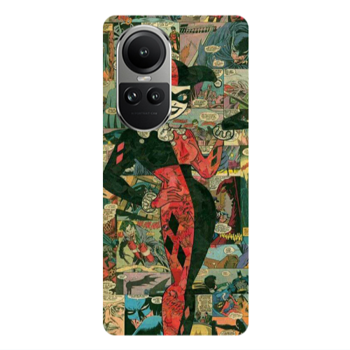 Oppo Reno10 5G Joker girl Transparent Silicone TPU Θήκη