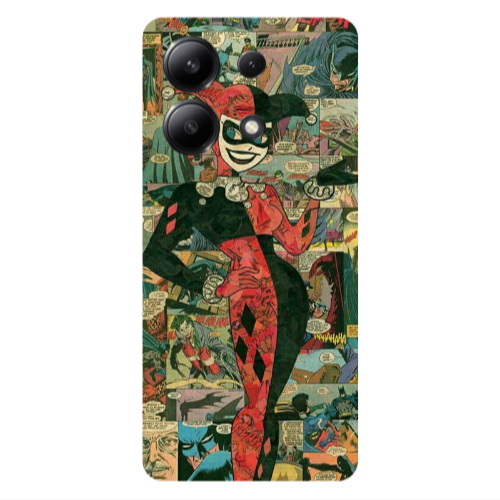 Xiaomi Redmi Note 13 4G Joker girl Transparent Silicone TPU Θήκη