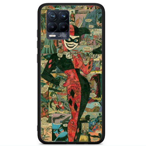 Realme 8 i Joker girl Black Glossy Θήκη