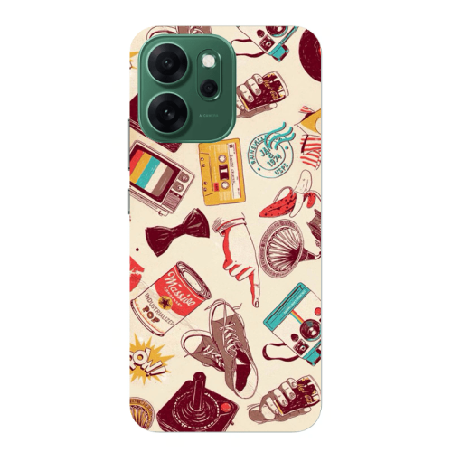 Oppo Reno 14 FS Plaque Transparent Silicone TPU Θήκη