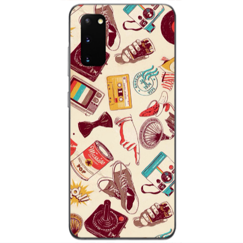 Samsung S20 Plaque Transparent Silicone TPU Θήκη