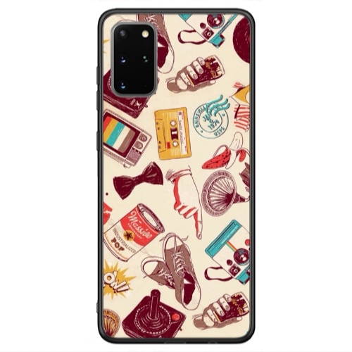 Samsung S20 FE Plaque Black Glossy Θήκη