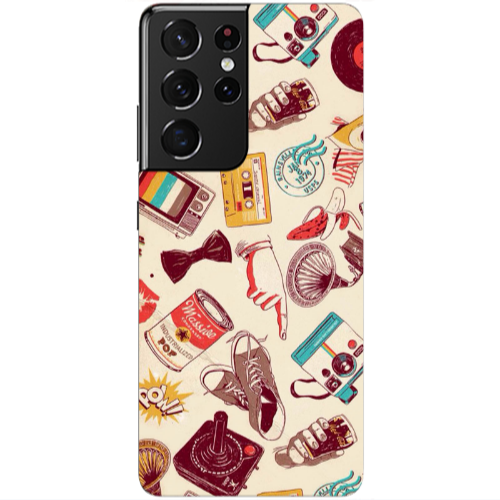 Samsung S21 Ultra Plaque Transparent Silicone TPU Θήκη