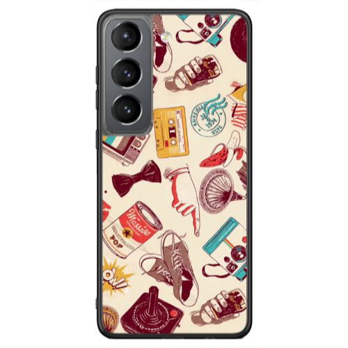 Samsung S21 Ultra Plaque Black Glossy Θήκη