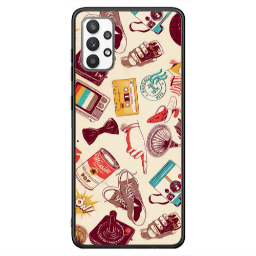 Samsung A13 4G Plaque Black Glossy Θήκη