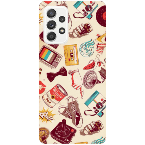 Samsung A53 Plaque Transparent Silicone TPU Θήκη