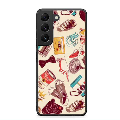 Samsung S22 Plus Plaque Black Glossy Θήκη