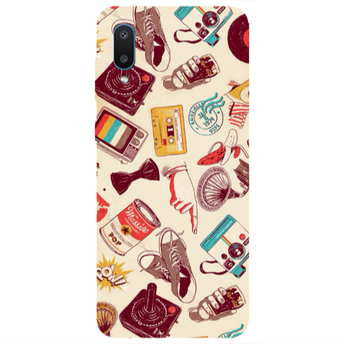 Samsung A02 Plaque Transparent Silicone TPU Θήκη