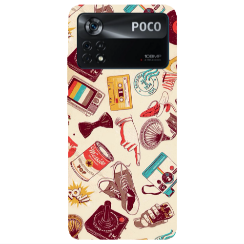Xiaomi Poco X4 Pro Plaque Transparent Silicone TPU Θήκη