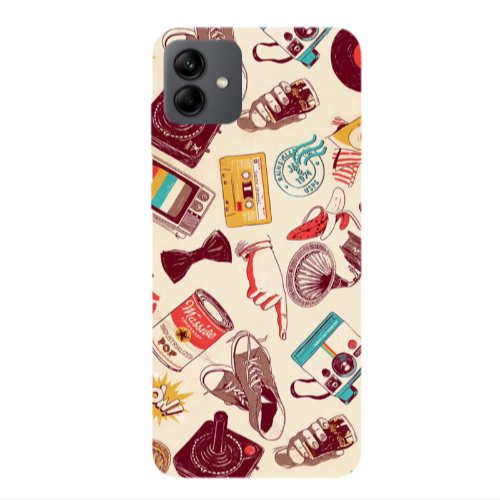 Samsung A04 Plaque Transparent Silicone TPU Θήκη