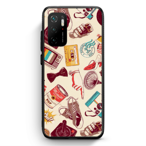 Xiaomi Poco M3 Pro Plaque Black Glossy Θήκη