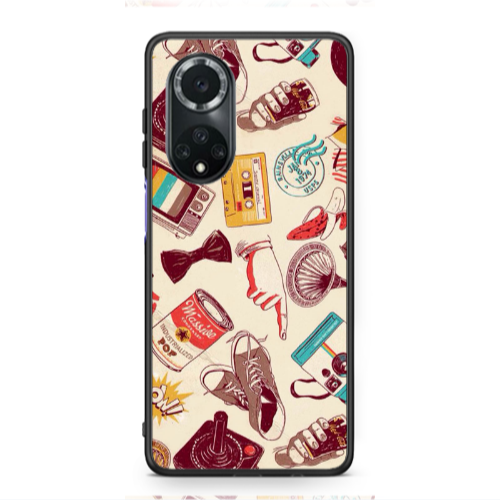 Huawei Nova 9 Plaque Black Glossy Θήκη