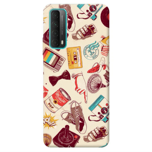 Huawei P Smart 2021 Plaque Transparent Silicone TPU Θήκη