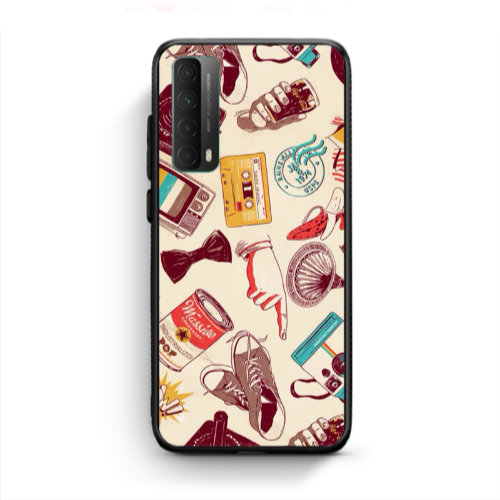 Huawei P Smart 2021 Plaque Black Glossy Θήκη