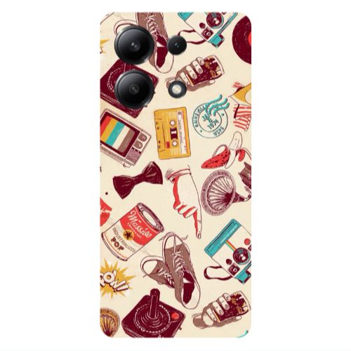 Xiaomi Redmi Note 13 4G Plaque Transparent Silicone TPU Θήκη