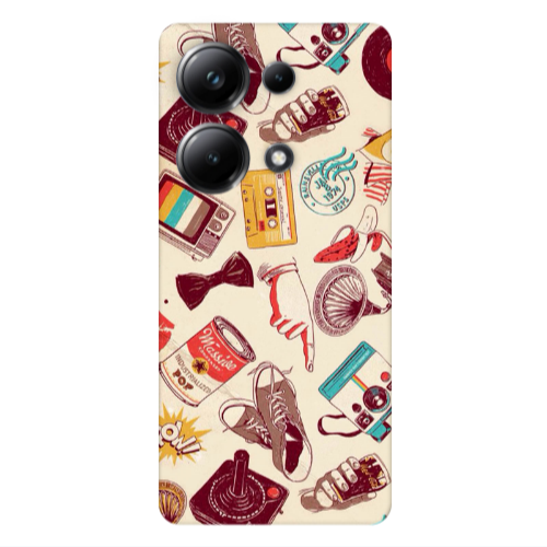 Xiaomi Poco M6 Pro 4G Plaque Transparent Silicone TPU Θήκη