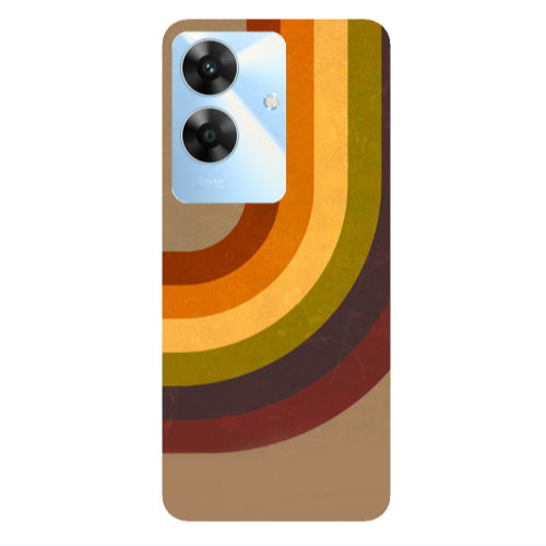 Realme Note 60 Rainbow Transparent Silicone TPU Θήκη