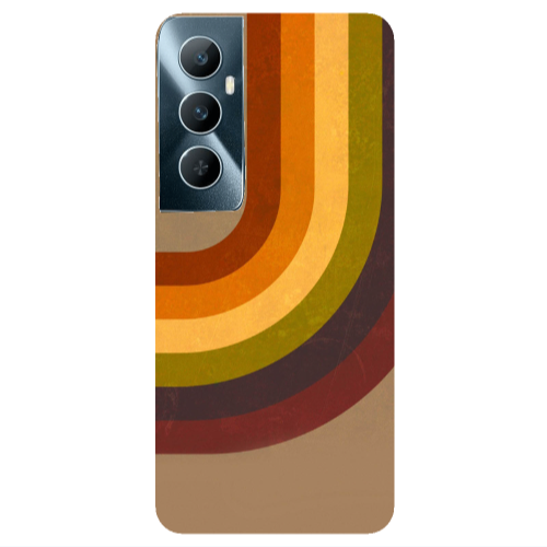 Realme C65 Rainbow Transparent Silicone TPU Θήκη