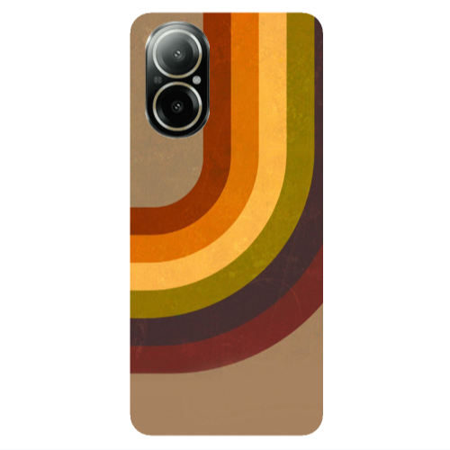 Realme C67 Rainbow Transparent Silicone TPU Θήκη