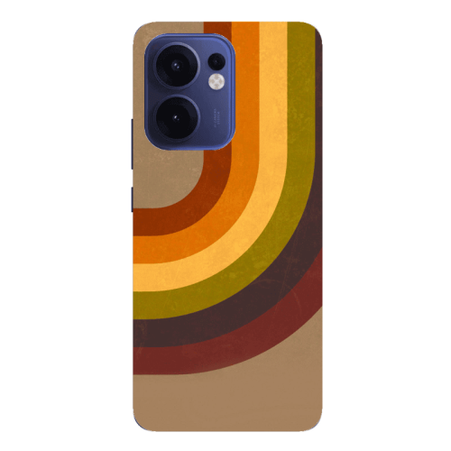 Oppo Reno13 FS Rainbow Transparent Silicone TPU Θήκη