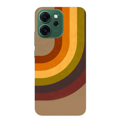 Oppo 14 F Rainbow Transparent Silicone TPU Θήκη
