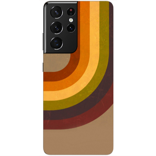 Samsung S21 Ultra Rainbow Transparent Silicone TPU Θήκη