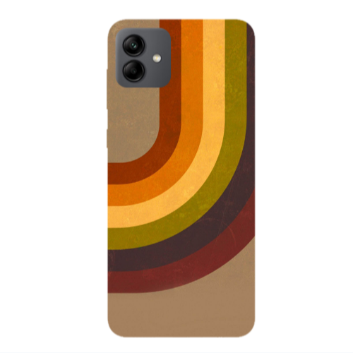 Samsung A04 Rainbow Transparent Silicone TPU Θήκη