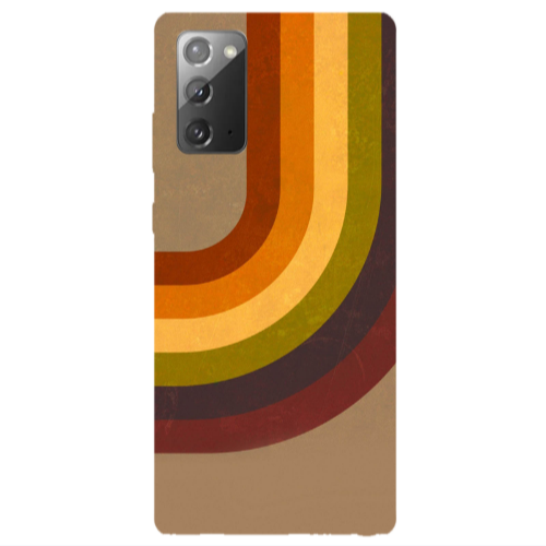 Samsung Note 20 Rainbow Transparent Silicone TPU Θήκη