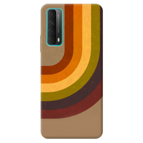 Huawei P Smart 2021 Rainbow Transparent Silicone TPU Θήκη