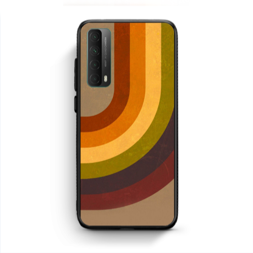 Huawei P Smart 2021 Rainbow Black Glossy Θήκη