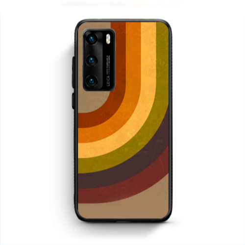 Huawei P40 Rainbow Black Glossy Θήκη