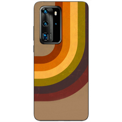 Huawei P40 Pro Rainbow Transparent Silicone TPU Θήκη