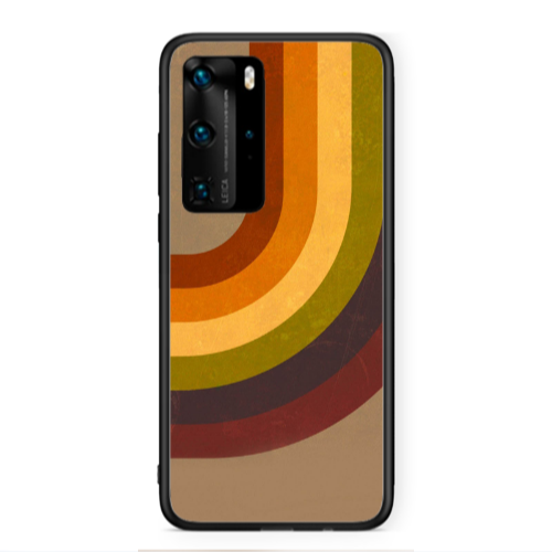 Huawei P40 Pro Rainbow Black Glossy Θήκη