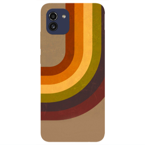 Samsung A03 Rainbow Transparent Silicone TPU Θήκη