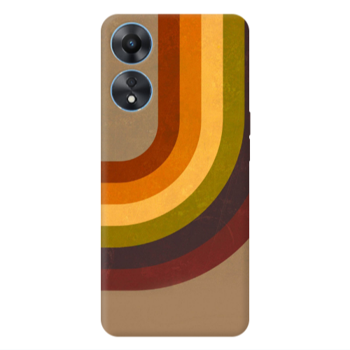 Oppo A 98 Rainbow Transparent Silicone TPU Θήκη