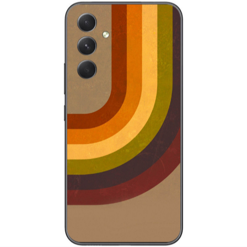 Samsung Galaxy A25 Rainbow Transparent Silicone TPU Θήκη