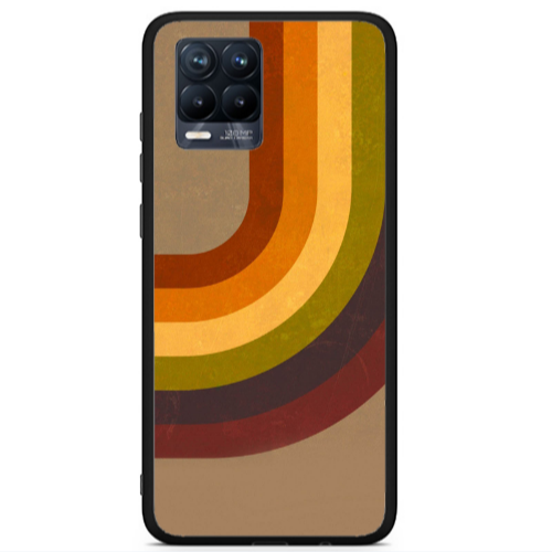Realme 8 i Rainbow Black Glossy Θήκη
