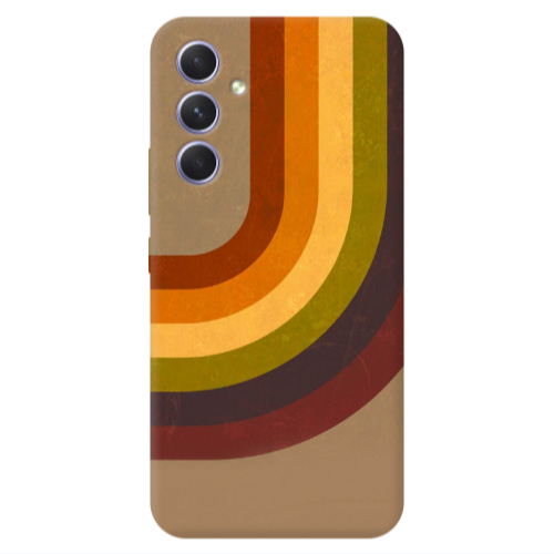 Samsung A55 Rainbow Transparent Silicone TPU Θήκη
