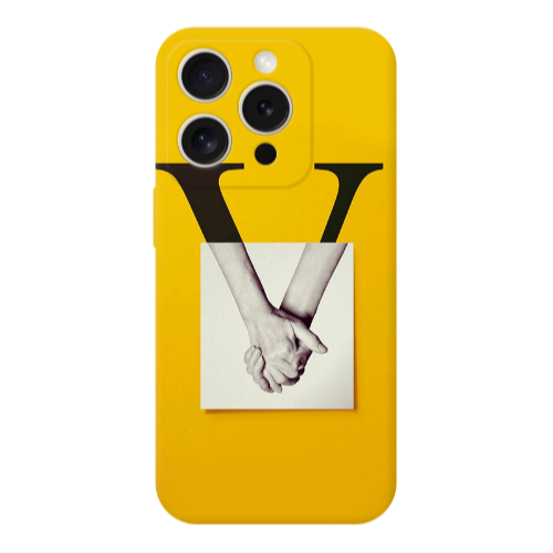 Apple Iphone 16 Pro V logo Transparent Silicone TPU Θήκη