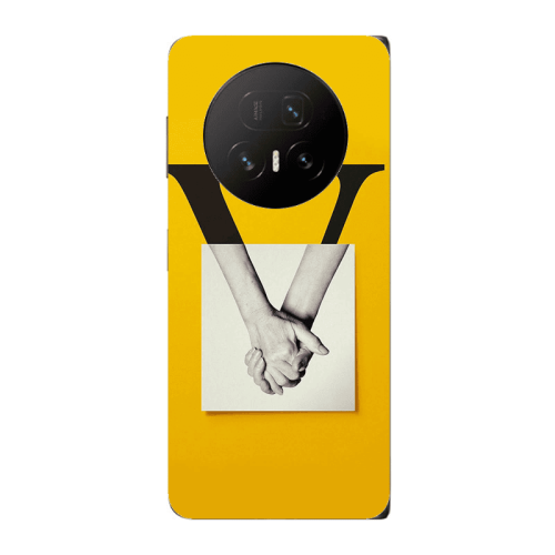 Honor Magic V5 V logo Transparent Silicone TPU Θήκη