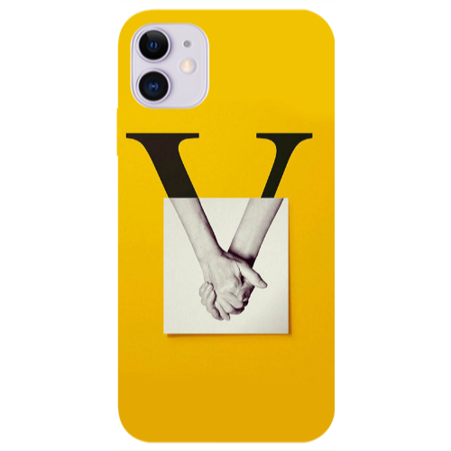 Apple iPhone 11  V logo Transparent Silicone TPU Θήκη