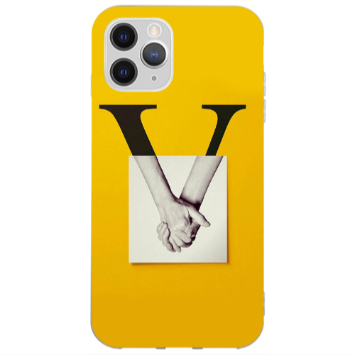 Apple iPhone 13 Pro Max V logo Transparent Silicone TPU Θήκη
