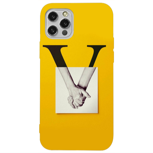Apple iPhone 12 Pro V logo Transparent Silicone TPU Θήκη