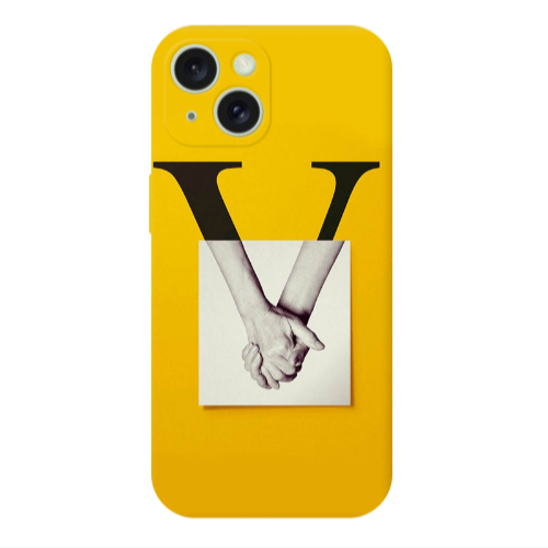 Apple iPhone 15 Plus V logo Transparent Silicone TPU Θήκη