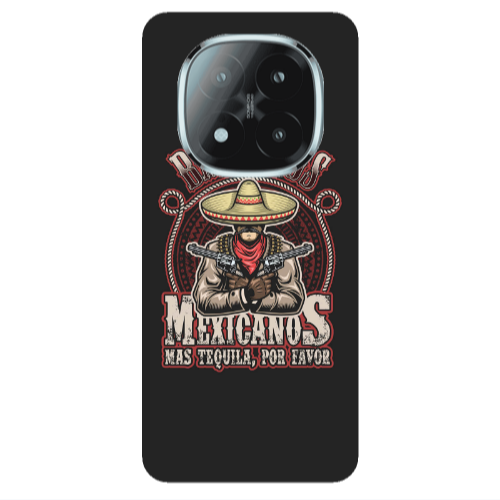 Xiaomi Redmi Note 14 Pro + 5g Mexicanos Transparent Silicone TPU Θήκη