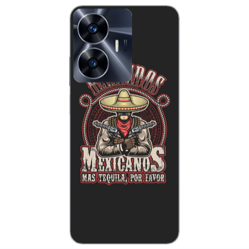 Realme Note 50 Mexicanos Transparent Silicone TPU Θήκη